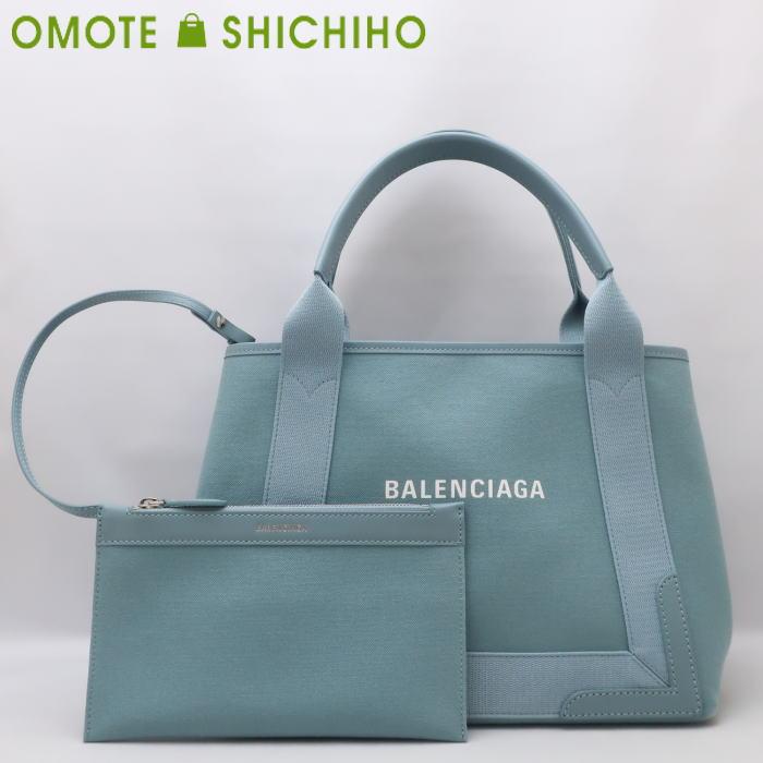 BALENCIAGA バレンシアガ NAVY CABAS ネイビーカバス S トートバッグ 