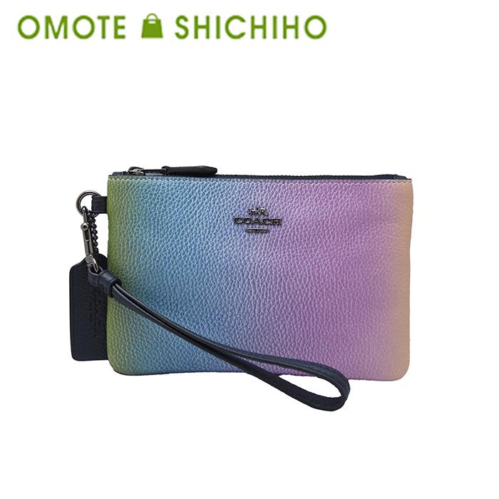 COACH コーチ リストレット ポーチ マルチポーチ レザー
