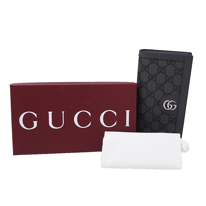 GUCCI（グッチ） 二つ折り財布 長財布 ウォレット GGスプリーム オフィ