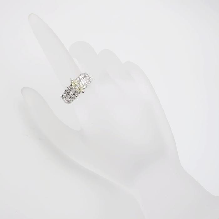 PT900 マーキスダイヤ ダイヤモンド リング 13号 D:1.095ct 1.02ct 