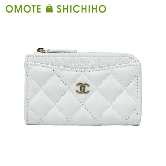 CHANEL シャネル クラシックジップパース ケースキャビアスキン CHANEL シャネル クラシックジップコインパース キャビアスキン