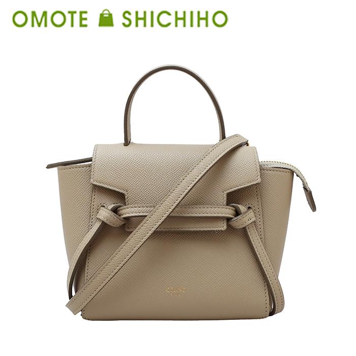 CELINE（セリーヌ） ベルトバッグ ピコ 2wayバッグ グレインドカーフ