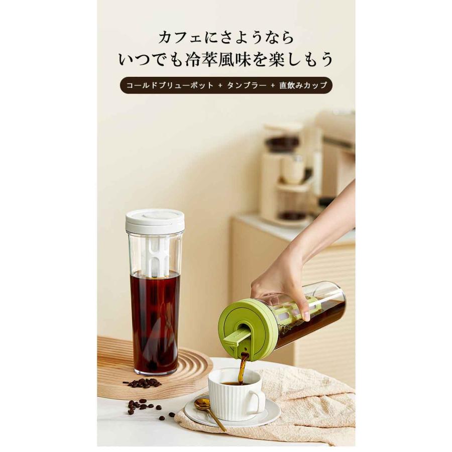 1L 横置き 麦茶ポット 冷水筒 耐熱 耐冷 熱湯OK 広口 洗いやすい 透明
