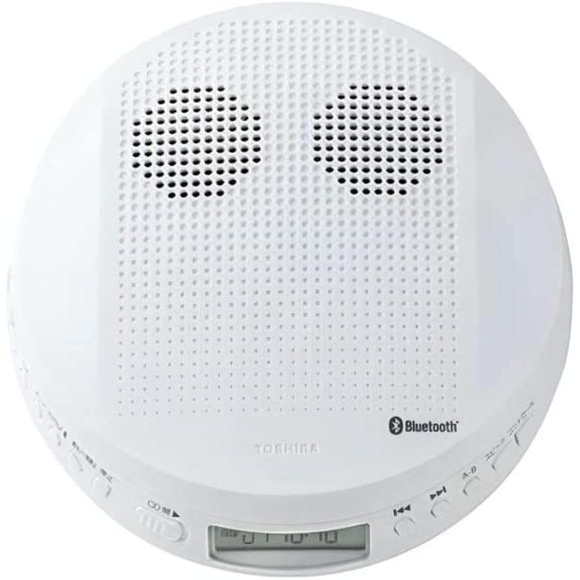 TOSHIBA（東芝） ポータブルCDプレーヤー ホワイト TY-P50 W : OMSHOP