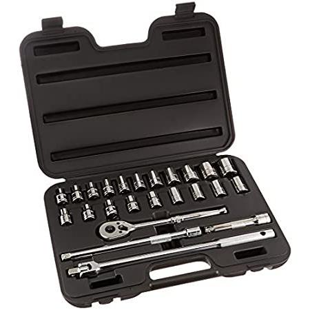 ATD Tools ATD-1360 24 Pc. 0.5 In. Drive 6-Point Sae, Metric Socket Set