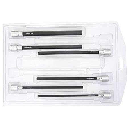 Bondhus 43646 4 - 10mm 6-Inch ProHold Socket Bits with Sockets, Set of 6 by