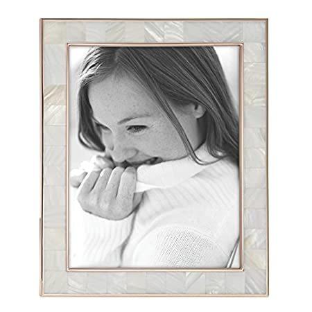 Reed & Barton 真珠層 ローズゴールド 8x10 フレーム