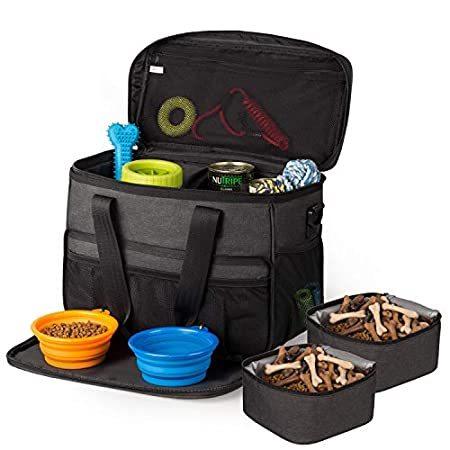注目ブランド 送料無料 Hilike 犬 用 犬 猫 トートオーガナイザーバッグ用トラベルバッグペットは犬 1トートバッグ2ドッグフードキャリアバッグ2ペットシリコーン折りた 犬用品 Www Janvier Labs Com