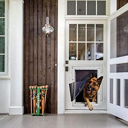 Ideal Pet Products Designer Series Ruff-Weather Pet Door with Telescoping F