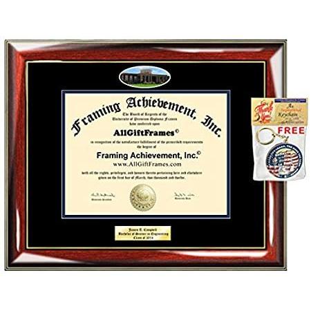 卒業証書フレームUNCGノースカロライナ大学Greensboro Graduation Gift Idea Engraved画像フレーム彫刻度証明書G