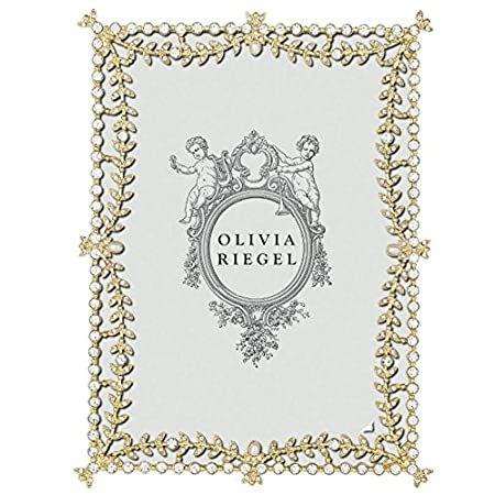 Olivia Riegel ゴールドケンジントンクリスタルパール 5x7フレーム - 5x7