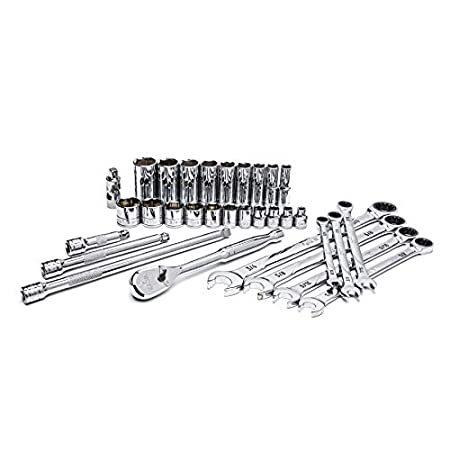SATA 32-Piece 3/8-Inch Drive SAE 120XP Mechanic’s Hand Tool Ratchet and Soc