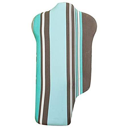 DLT Extra Wide Cotton Ironing Board Cover and Sleeve Board Cover, Green and