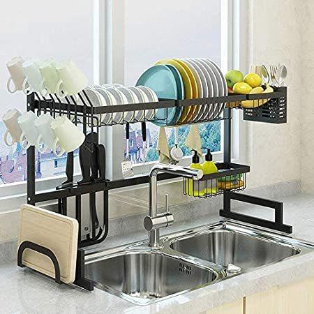 高級ブランド 【送料無料】Beaugreen Over Sink Dish Rack Stainless Steel Dish Drying Rack Storage Spac キッチンラック