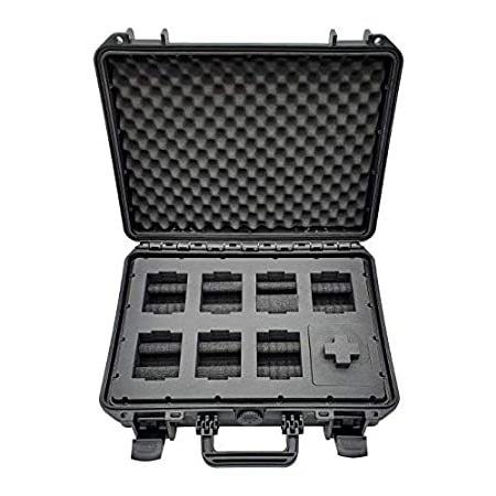 MC-CASES - 腕時計ケース - 最大8個の腕時計を収納できるキャリングハードケース - トラベルケース - 防水 - ロック可能 - 旅行や収