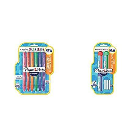 【最安値】 【送料無料】Paper Mate Clearpoint Color Lead Mechanical Pencils, Assorted Colors, 6 Cou 色鉛筆