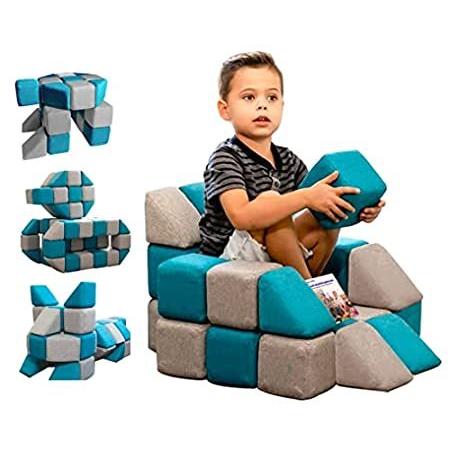 送料無料nets Tribe Magnetic Soft Building Blocks for Kids， Magnetic Blocks， Big Blo(59000円)