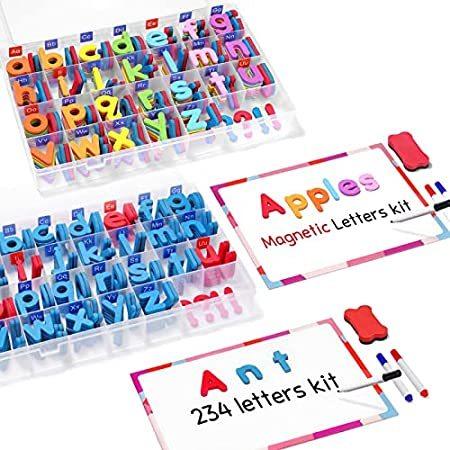最安値挑戦！ 送料無料Gamenote Classroom Side - Double with Pcs 234 Kit Letters Alphabet Magnetic ブロック