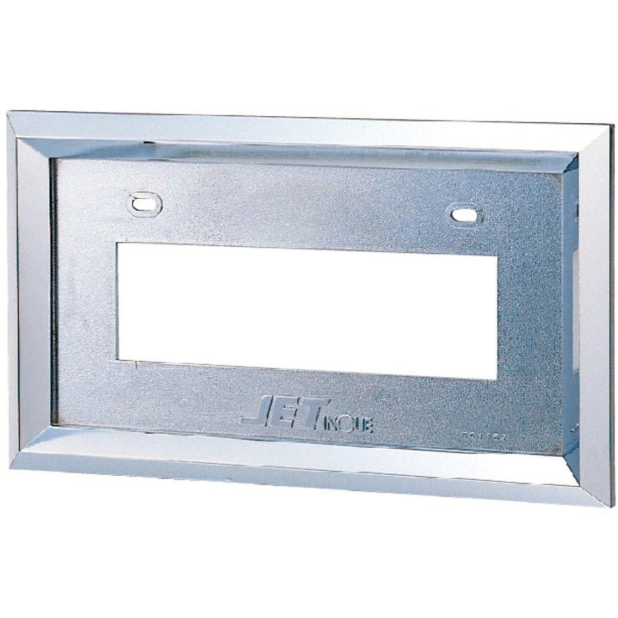 ジェットイノウエ メーカー直送 ナンバープレート枠 20角 大型/中型