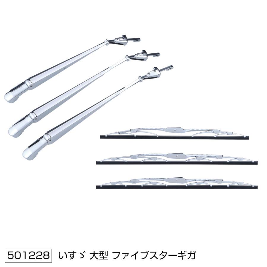 直送品 ジェットイノウエ ジェットイノウエ ワイパーアーム＆ブレードセット ファイブスターギガ（H27.11〜） 501228 ※代引・返品不可 | ジェットイノウエ