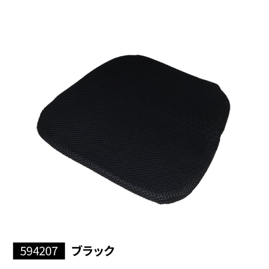 直送品 ジェットイノウエ シリコン座布団 メッシュカバー付き ブラック 594207 ※代引・返品不可 | ジェットイノウエ