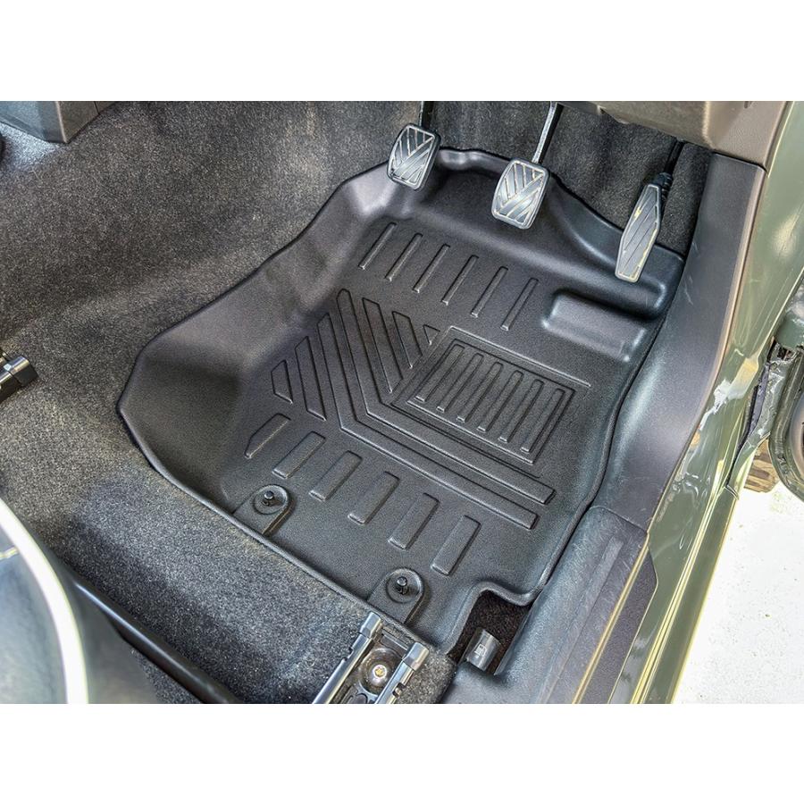 直送品 モーターファーム 3D防水フロアマット 新型ジムニーノマド JC74 AT/MT対応 ※代引・返品不可 | Motor Farm | 03