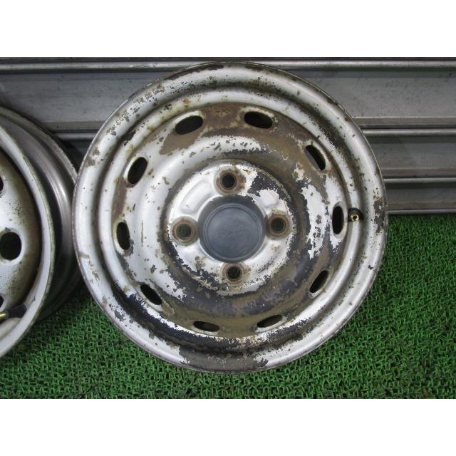 サンバー V-KS4 スバル 純正 スチールホイール 12インチ 4.00B PCD100