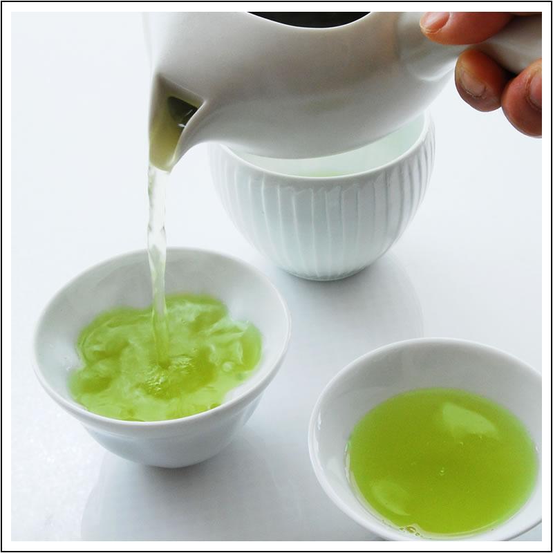 【深蒸し茶ギフトセット】季節限定茶「和(なごみ)」　茶袋2本セット 箱入り　2,380円 |  | 03