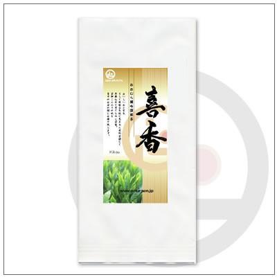 緑茶 日本茶 静岡茶 煎茶 掛川 中蒸し茶 喜香100g リーフ茶 急須用 | 