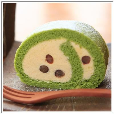 【ロールケーキ】おおむらロール　抹茶ときなこのムース仕立て 1本　<冷凍便> |  | 06