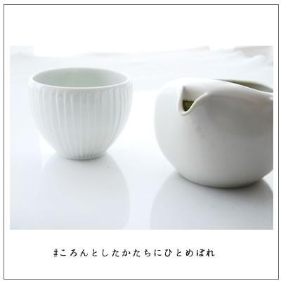ちゃーみる　蓋なし急須　白　2,860円　茶道具 |  | 07