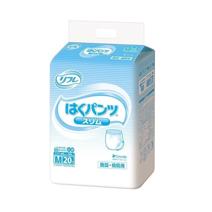 おむつ リフレ はくパンツ スリム Mサイズ 18194 20枚入×6袋 リブドゥコーポレーション