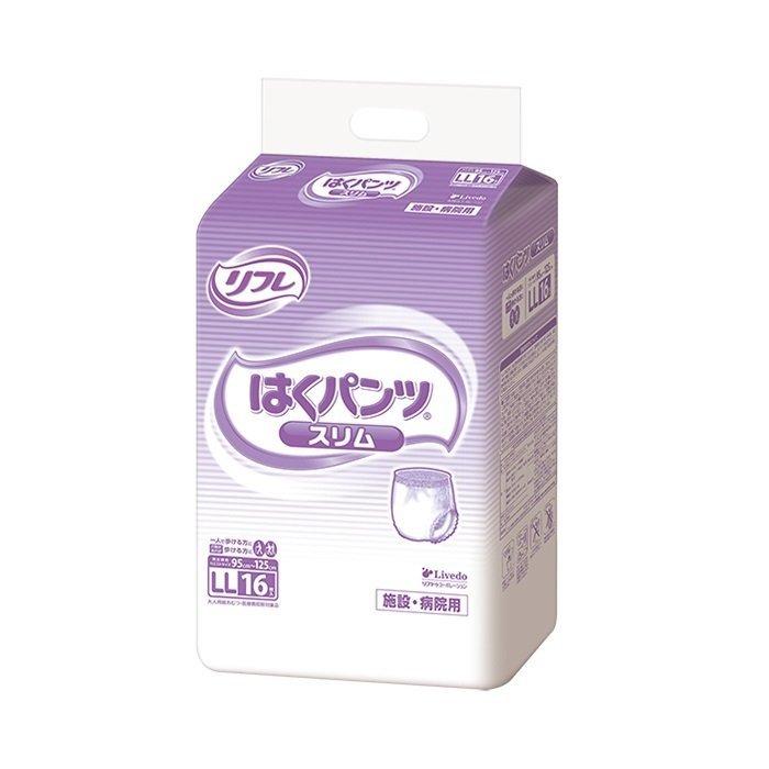 おむつ リフレ はくパンツ スリム LLサイズ 18204 16枚入×6袋 リブドゥコーポレーション