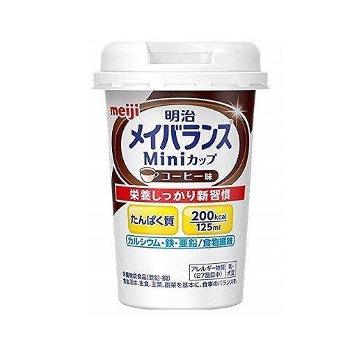 メイバランス Miniカップ コーヒー味 1415053 24本セット 明治｜omutsu-primecare