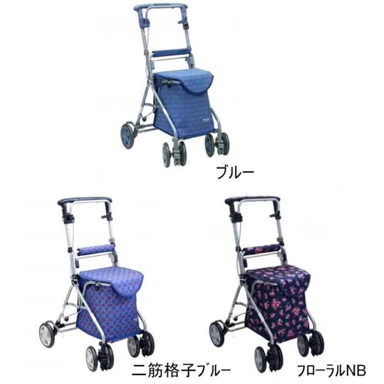 シルバーカー リズムRWC 島製作所 歩行 買い物 買い物かご 散歩 お年寄り 高齢者_1