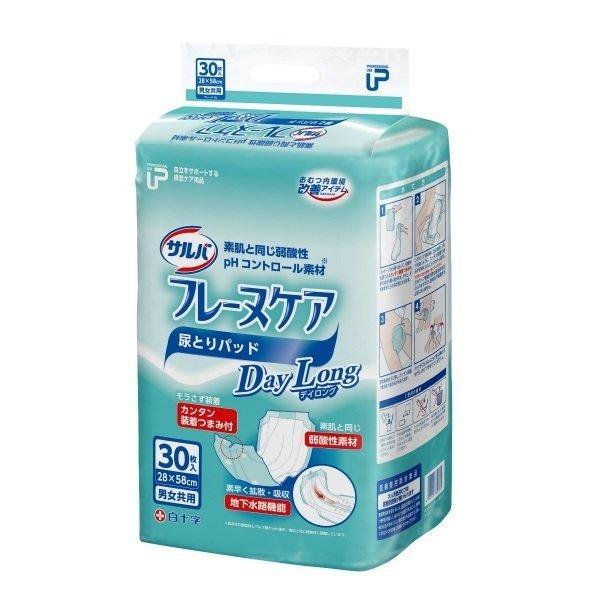 サルバ - 尿とりパッド 白十字 フレーヌケア 33220 デイロング 30枚入×12袋 介護用品-ダイエット、健康-おむつ、パンツ
