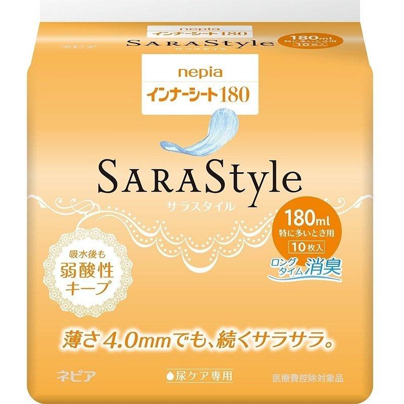 王子ネピア 尿とりパッド インナーシート180 180cc 65790 10枚入×18袋