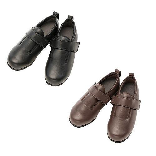 靴 スニーカー 介護 メンズ ダブルマジックIII 合皮 5E やや幅広 S〜6L 徳武産業