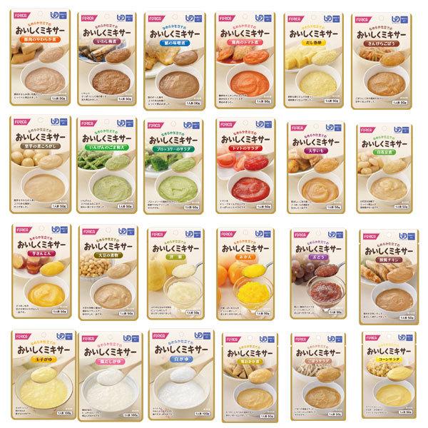 介護食 おいしくミキサー バラエティーセット 24種類×各1個
