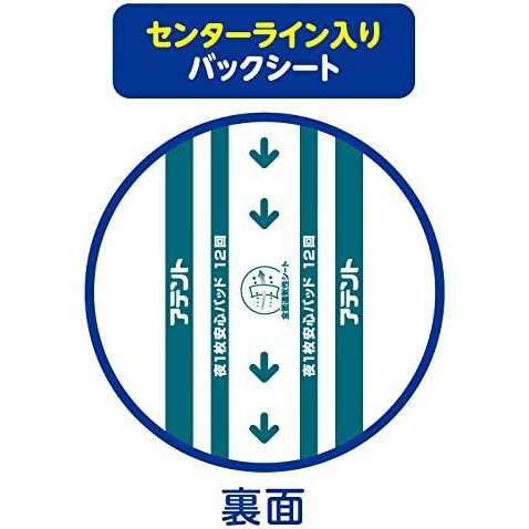 アテント 尿とりパッド エリエール 大王製紙 夜1枚安心パッド たっぷり