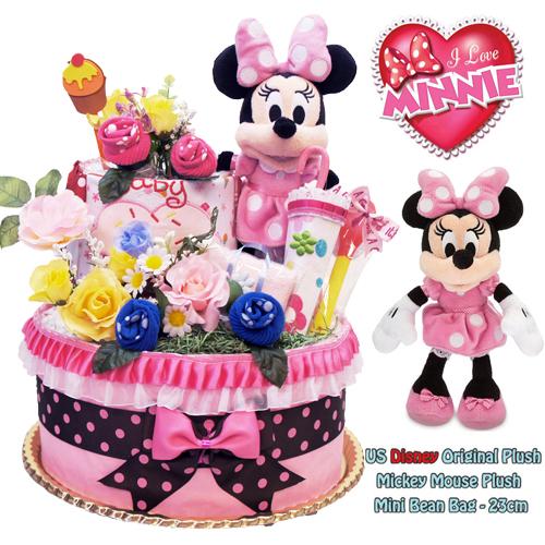 出産祝い おむつケーキ ディズンー ミニーマウス 女の子 出産祝い ミニーマウス 少しシャイなミニーです 誰にでも優しいの Carteres ビブ Dk10 おむつケーキ Yayoi 通販 Yahoo ショッピング