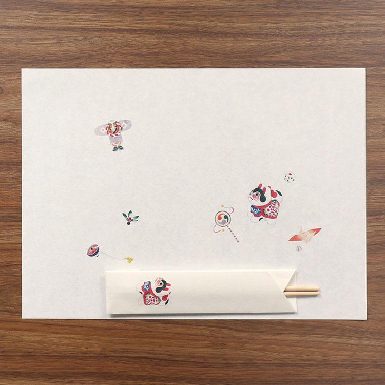 めでたや プレースマット キッチンマット【正月あそび ランチョン