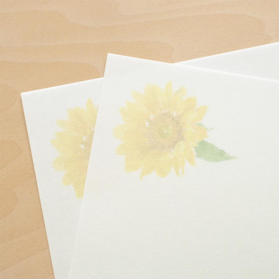 レターセット おしゃれ 和紙 肌吉紙 夏のおたより箋セット ひまわり 和紙生活 通販 Yahoo ショッピング