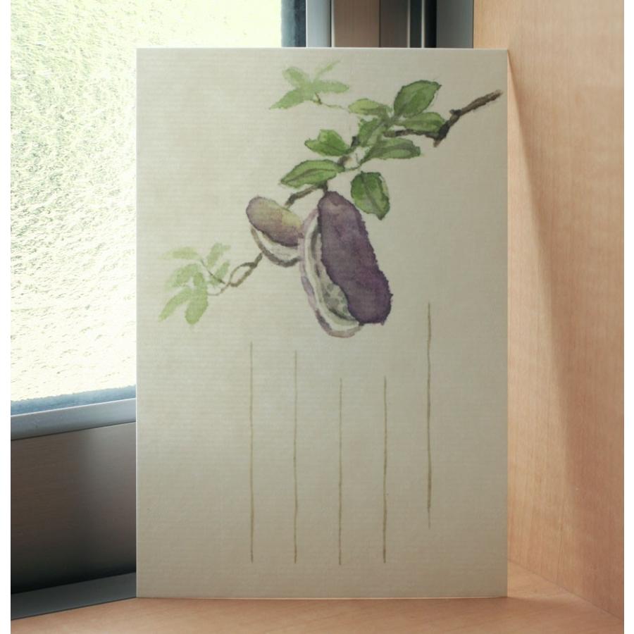 絵葉書 おしゃれ 和紙 季節の絵はがき 秋 あけび 和紙生活 通販 Yahoo ショッピング