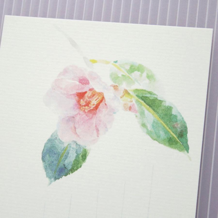 絵葉書 おしゃれ 和紙 季節の絵はがき 冬 椿ピンク 和紙生活 通販 Yahoo ショッピング
