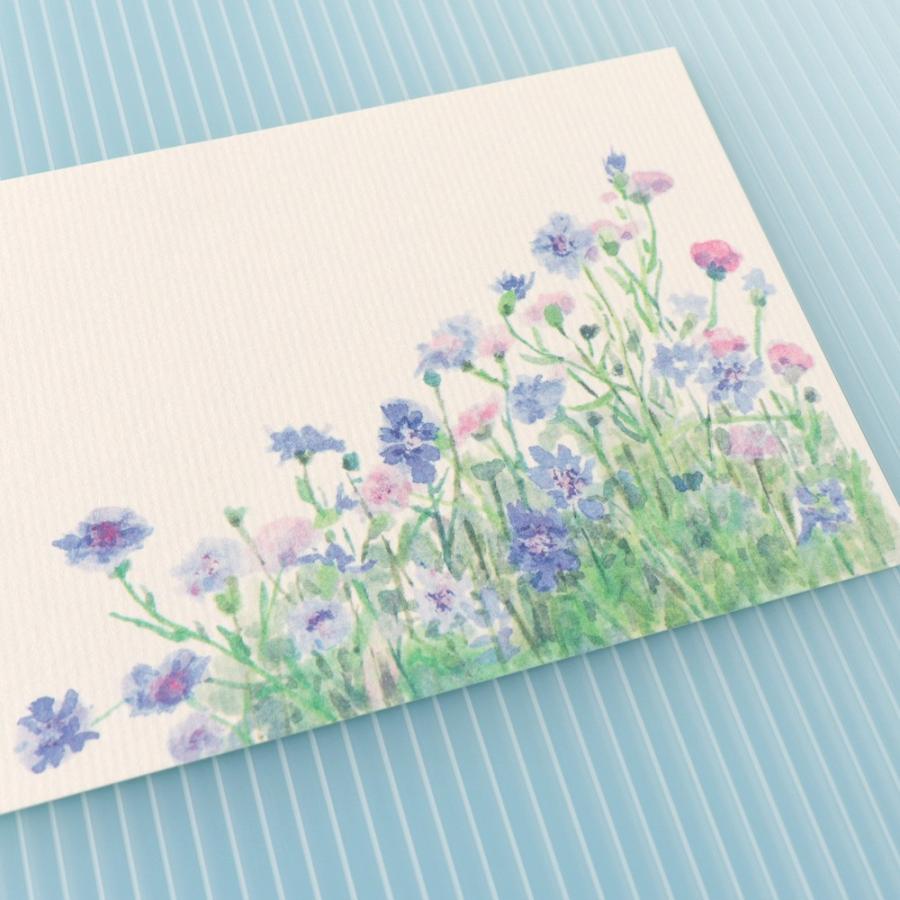 絵葉書 おしゃれ 和紙 季節の絵はがき 端午 初夏 矢車菊 ヤグルマギク 和紙生活 通販 Yahoo ショッピング