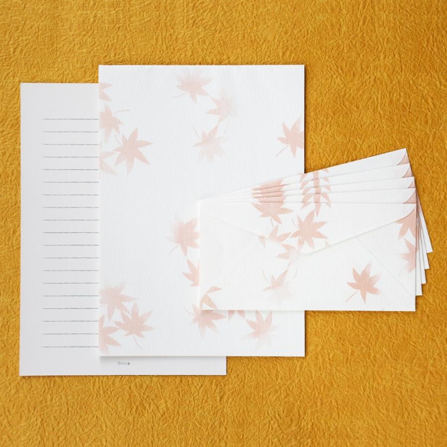 手紙 おしゃれ 和紙 紅葉 レターセット 和紙生活 通販 Yahoo ショッピング