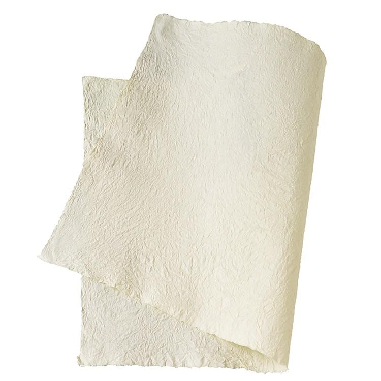 手すき和紙 強制紙 生成 約90×60cm 耳付き 大直 : 障子紙と和紙の専門