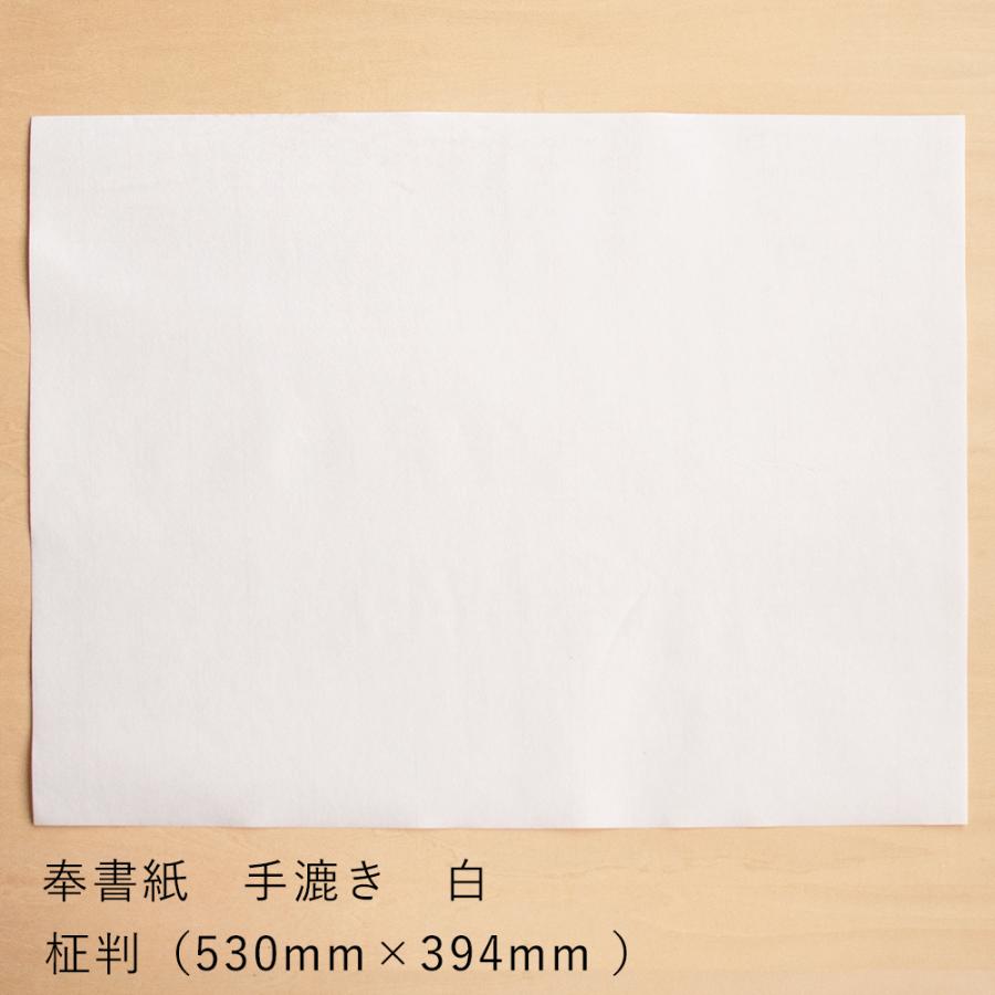 和紙 大直 奉書紙 手漉き 白 柾判 まさばん 530×394mm : 障子紙と和紙