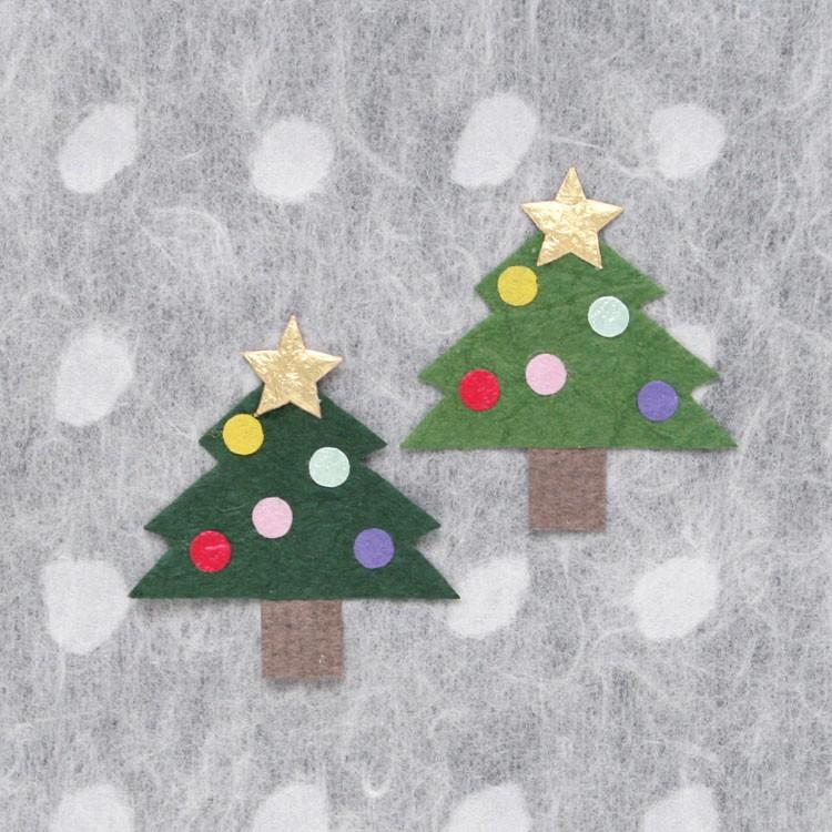 手作り かわいい 和紙 切り絵 クラフト 和紙パーツ 冬 クリスマスツリー 和紙生活 通販 Yahoo ショッピング